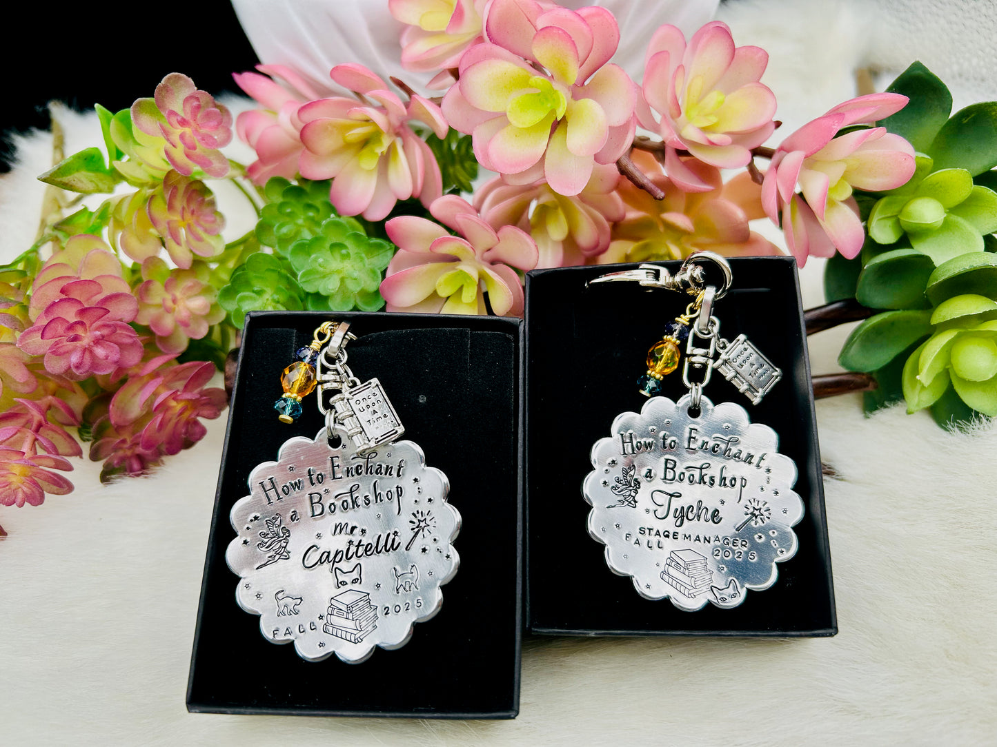 How to Enchant a Bookshop key chain or ornament